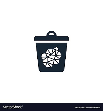 paper trash creative icon from recycling icons