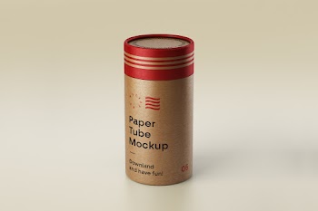 Paper Tube Mockup paper tube mockup downland and have fun! 05 