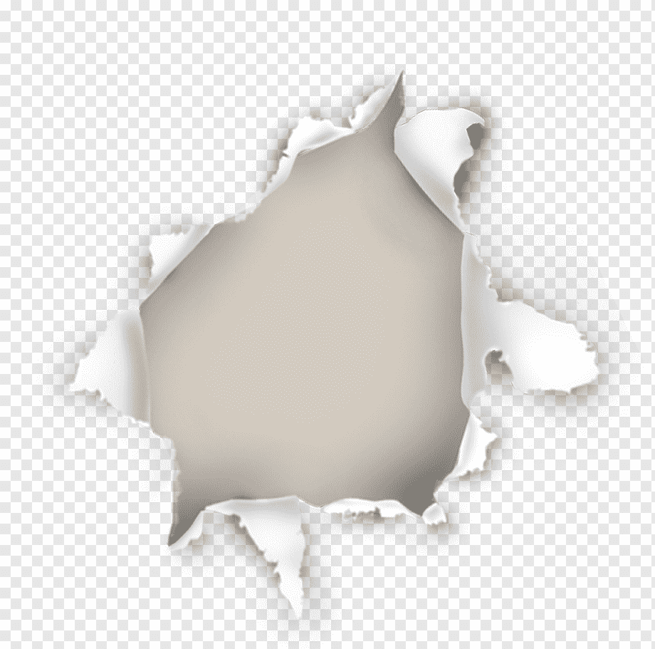 Paper Unlayered and Free: A Journal for the Loosed Lady in You, Paper hole effect elements, teared up wall, angle, white, effect png
