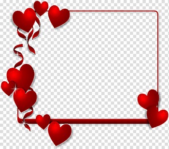 Paper Valentine's Day Frames Heart , valentine's day transparent background PNG clipart