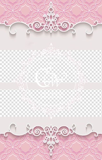 Paper Visual arts Pink Pattern, Romantic pink wedding background material, Changhaotao & Wangzhaojun logo transparent background PNG clipart