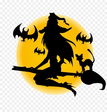 Paper Wall decal Sticker Decorative arts - Vector witch 