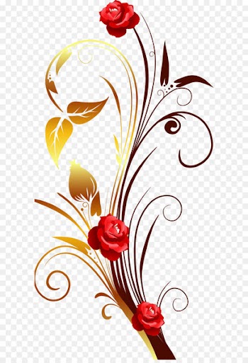 Paper Wallpaper - Cartoon hand-painted flower wallpaper pattern 