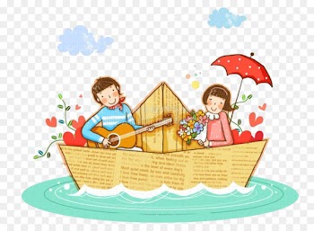 Paper Watercraft Cartoon Significant other - Valentine's Day 