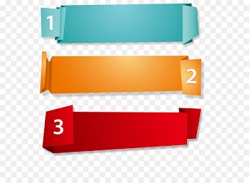 Paper Web banner Origami - Irregular thematic subject line 