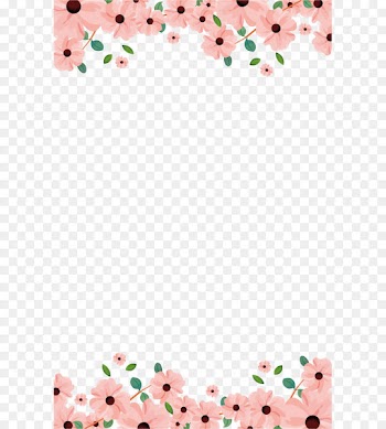 Paper Wedding invitation Flower Painting - Vector hand-painted flower borders 