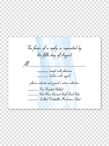 Paper Wedding invitation RSVP Watercolor painting, watercolor envelope transparent background PNG clipart