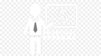 Paper White Finger Pattern - Playing volleyball 