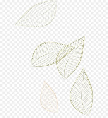 Paper White Pattern - -painted leaves floating 