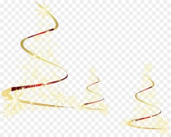 Paper Yellow Font - Yellow ribbons helically wound 