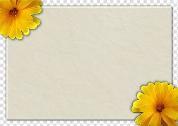 Paper Yellow frame, Yellow Frame transparent background PNG clipart