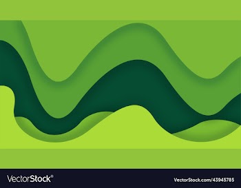 papercut abstract green background