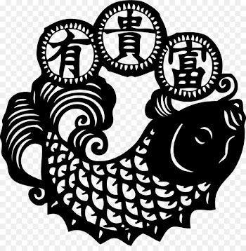 Papercutting China Chinese New Year Chinese language Fish - china 