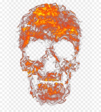 Papua New Guinea Light Flame - Skull png material 