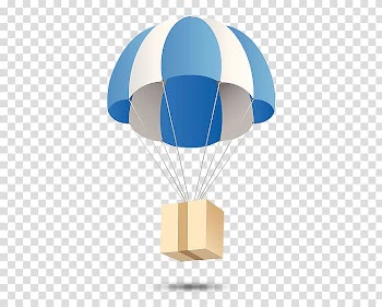 Parachute Gift , parachute transparent background PNG clipart