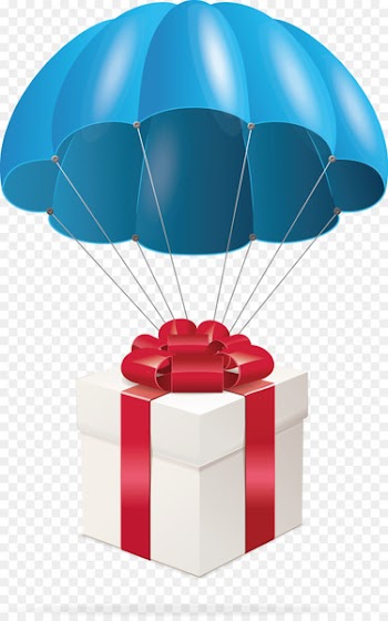 Parachute Gift Stock illustration Stock photography - parachute 