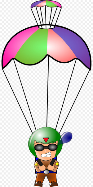 Parachute Parachuting Clip art - Colorful parachute 
