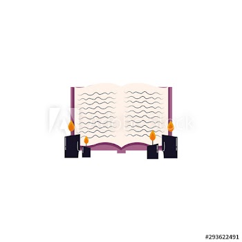 paraffin candle halloween icon