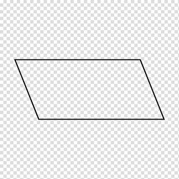 Parallelogram Geometry Area Line Shape, rectangle shape transparent background PNG clipart