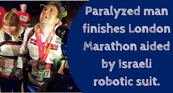 Paralyzed man finishes London Marathon aided by Israeli robotic ...
