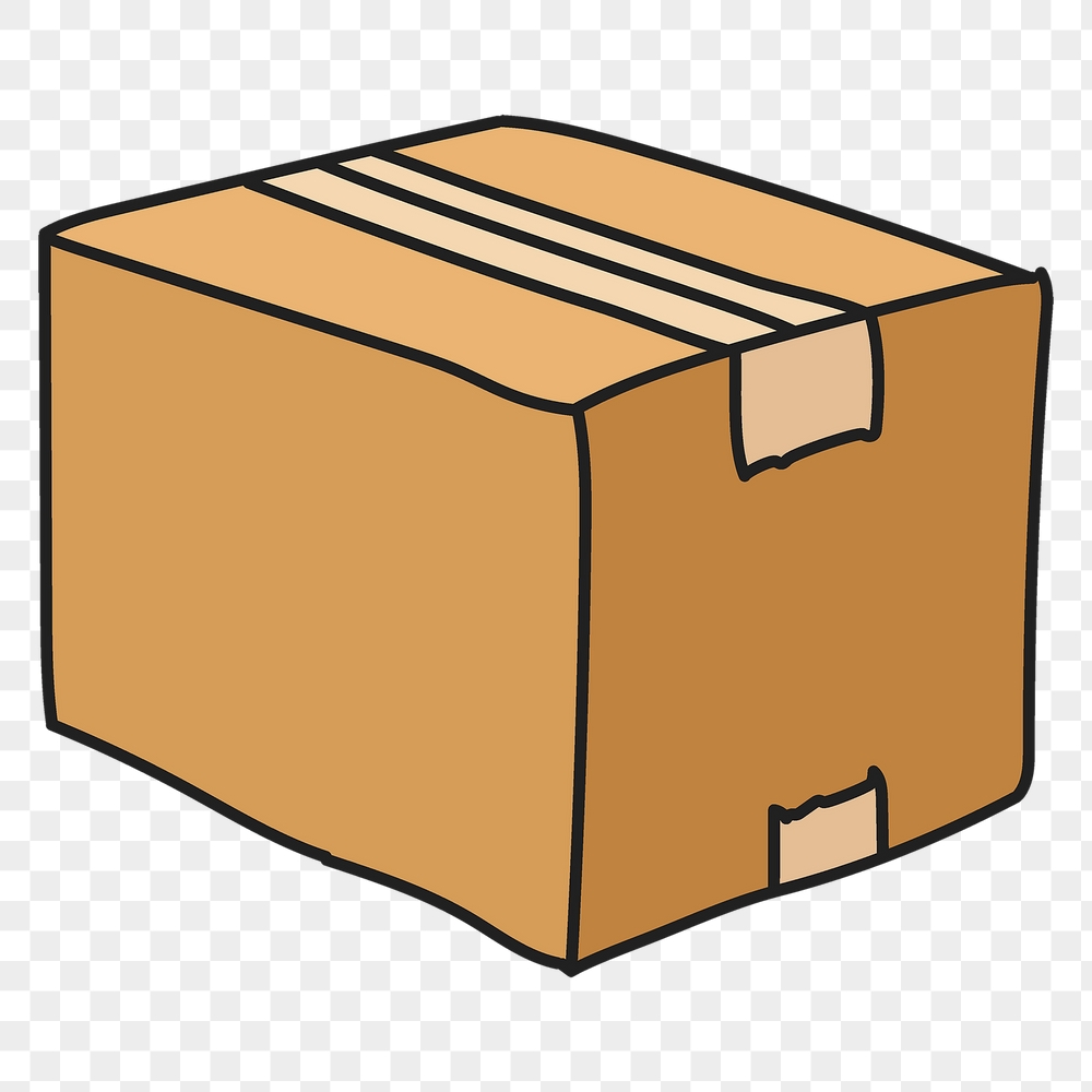 Parcel box png sticker, delivery | Free PNG Illustration - rawpixel