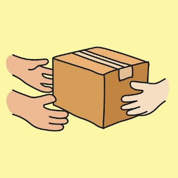 Parcel delivery hands clipart, online | Free Vector Illustration - rawpixel