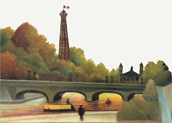 Paris border vector famous painting, Eiffel… | Free stock illustration | High Resolution graphic