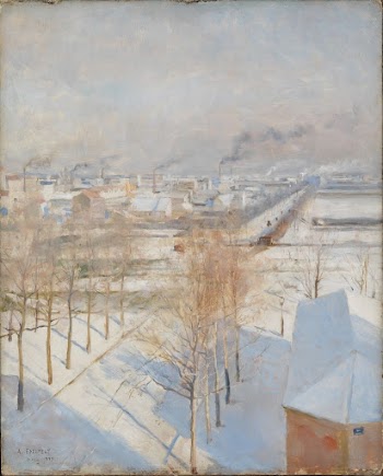 Paris in snow, 1887, by Albert | Free Photo - rawpixel