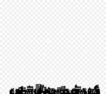 Paris Shadow Christmas Black - City Silhouette 