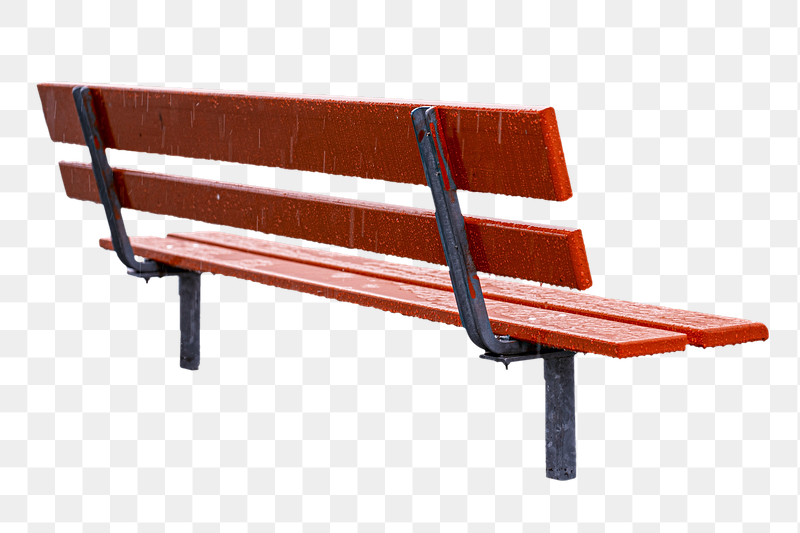 Park bench png sticker, transparent | Free PNG - rawpixel