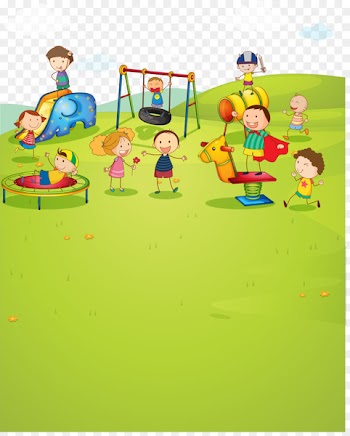 Park Child Playground Illustration - Vector illustration material lovely children kids 