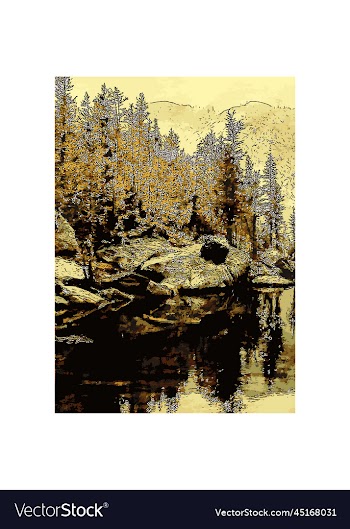 park lake outdoor poster image