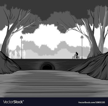Park life in city vector image