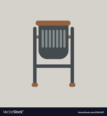 Park trash urn vector image