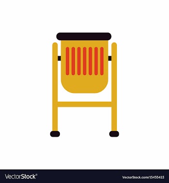 Park trash urn vector image