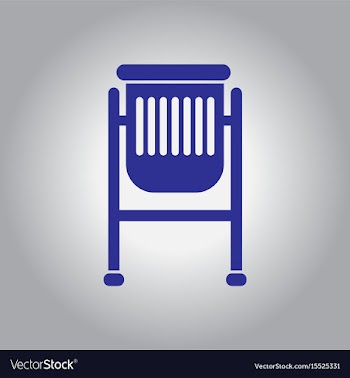 Park trash urn vector image