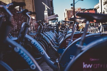 Parked Bicycles