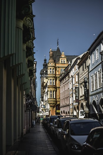 Parked Cars Near Buildings