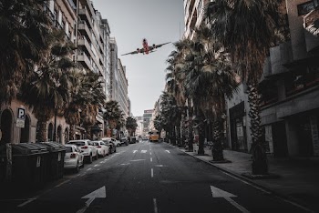 Parked Cars On Side Of Road