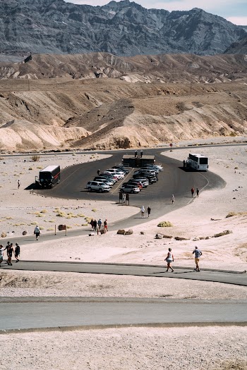 Parked Vehicles in Desert
