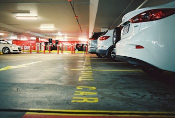 Parked Vehicles In The Parking Lot