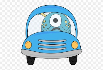 Parking Lot Changes Coming Monday - Monster In Car Clipart
