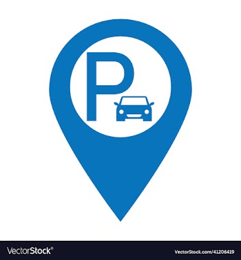 parking sign isolated