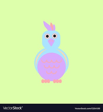 Parrot cockatoo parrot bird vector image
