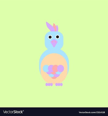 Parrot cockatoo parrot bird vector image