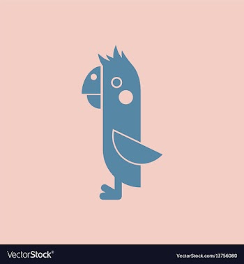 Parrot cockatoo parrot bird vector image