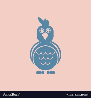 Parrot cockatoo parrot bird vector image