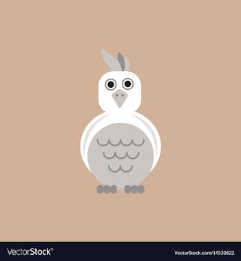 Parrot cockatoo parrot bird vector image