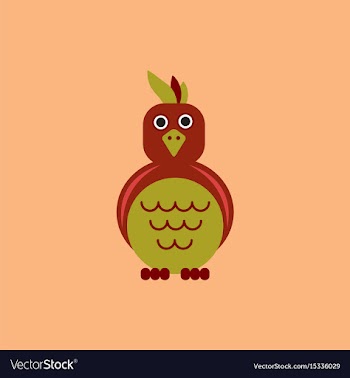 Parrot cockatoo parrot bird vector image