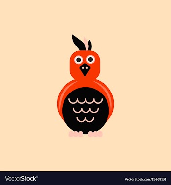 Parrot cockatoo parrot bird vector image